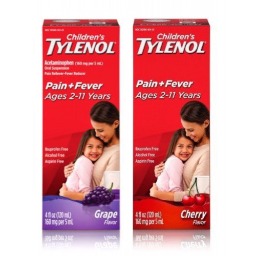Siro giảm đau hạ sốt Tylenol Children's Pain+Fever 120ml